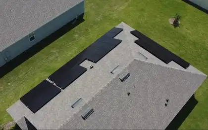 DEPI Solar crew on-site coordinating a Florida installation