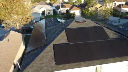 DEPI Solar electrical installation crew on-site, Kissimmee, FL