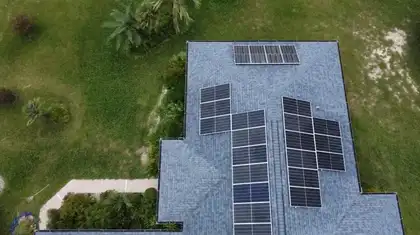 DEPI Solar panels installed on a Florida home, Ocala
