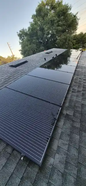 DEPI Solar residential installation in progress, Orlando, FL