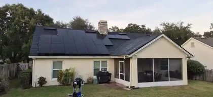 DEPI Solar installation crew on-site, Orlando, FL